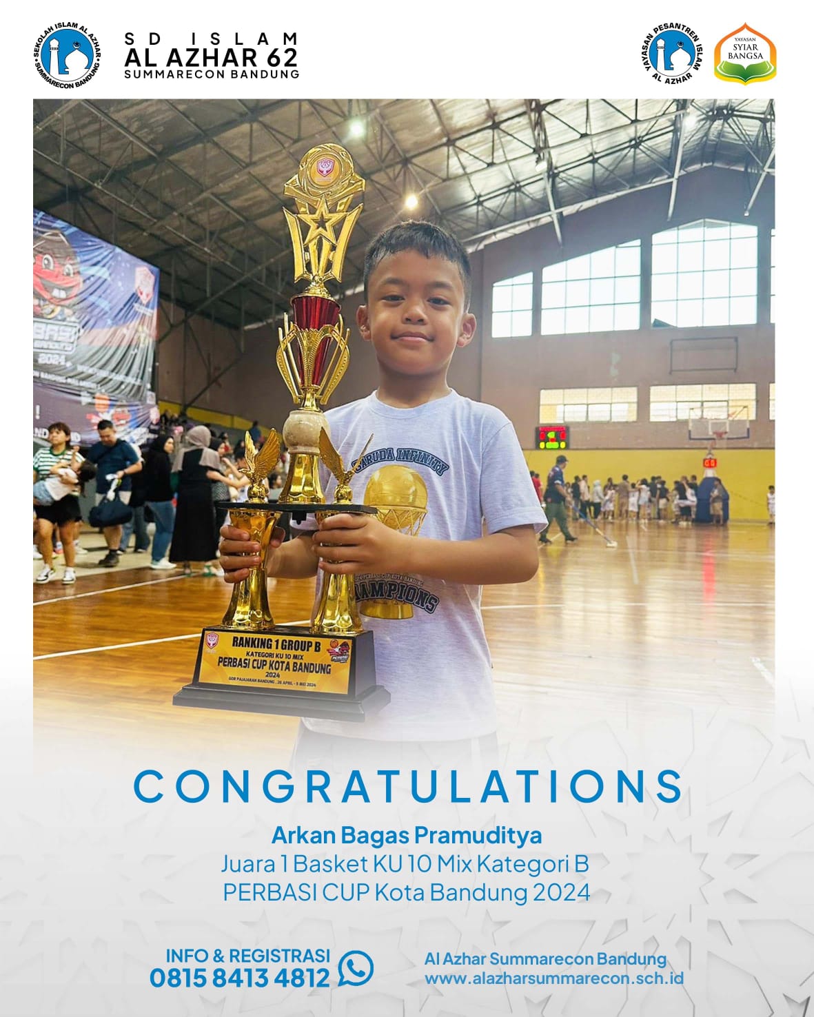 Juara 1 Basket KU 10 Mix Kategori B